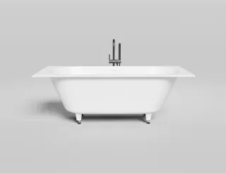 Ванна из искусственного камня Salini Ornella Axis Kit S-Sense 104713GRH 170x70см RAL снаружи